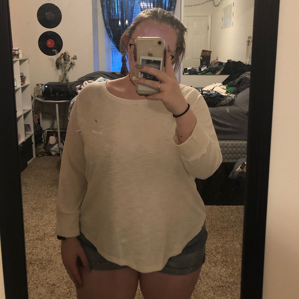 Cream long sleeve